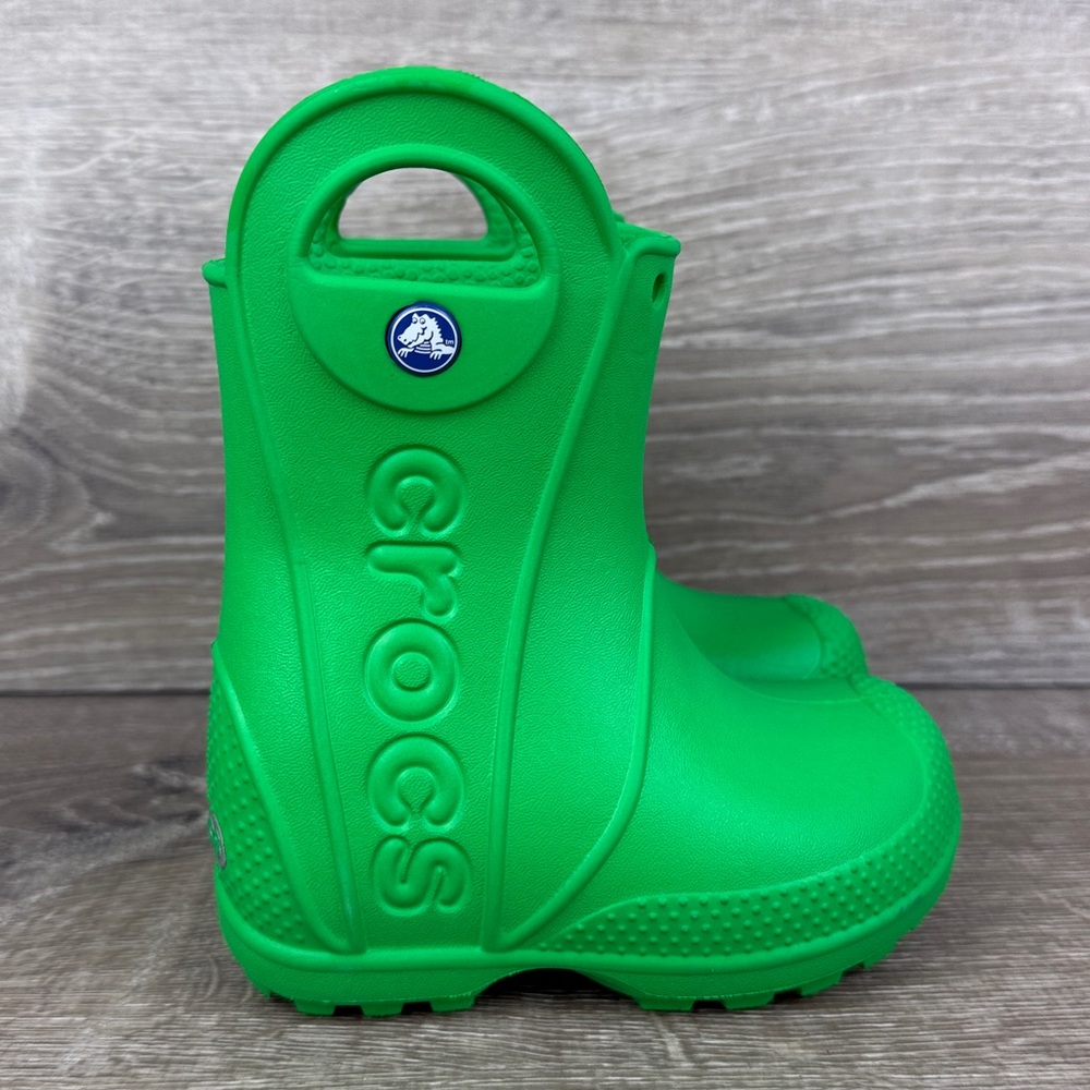 CROCS Kids Green Rain & Snow Boot
